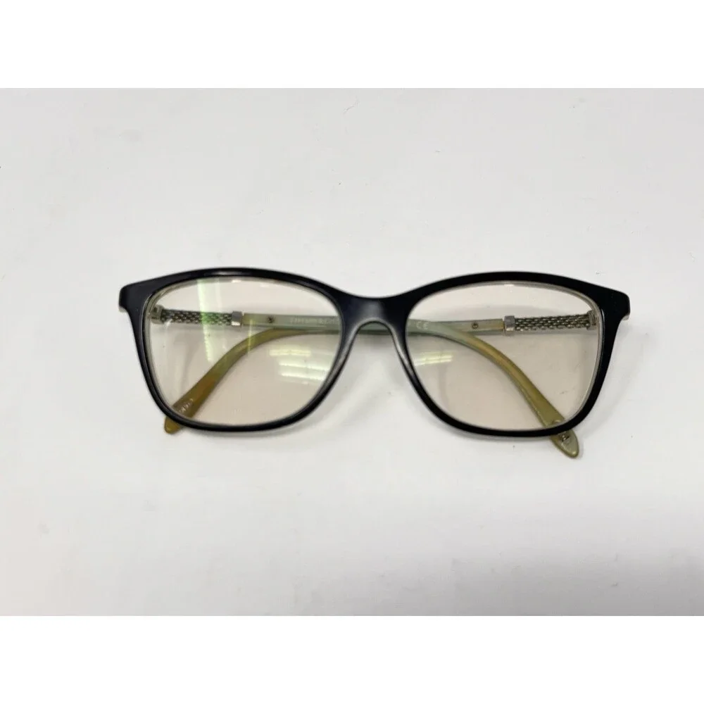 Tiffany & Co TF2116-B 8193 Eyeglass Frames Only 53-16-140 Black Turquoise Italy